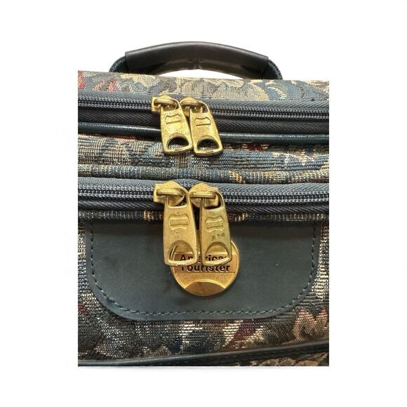 VINTAGE Diane Von Furstenberg Floral Tapestry Suitcase Soft Luggage Carry On Bag - Picture 8 of 12